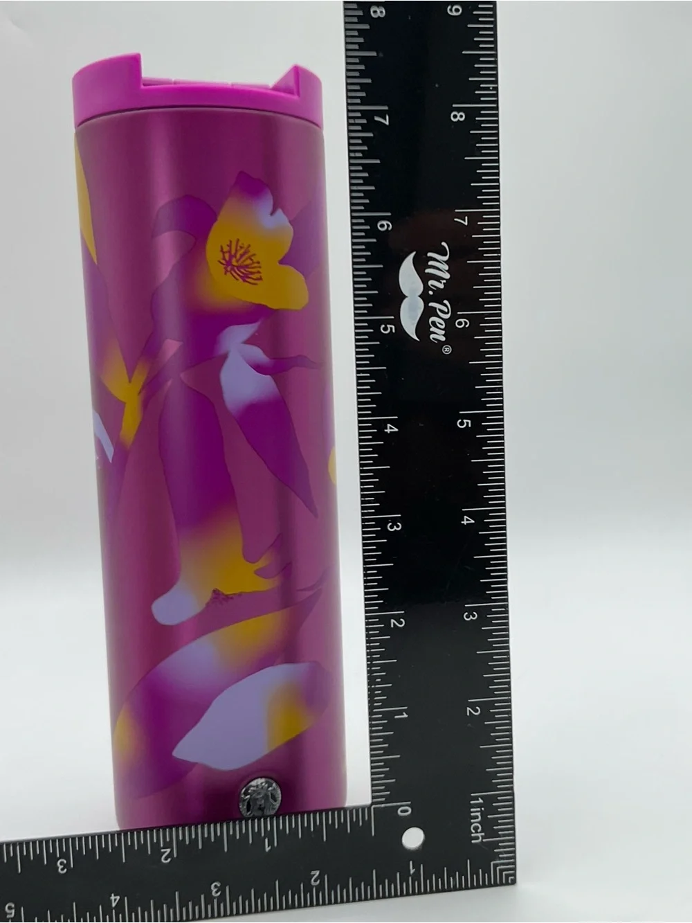 Starbucks 2020 Pink Floral Stainless Steel Tumbler 16 oz New w Original Insert